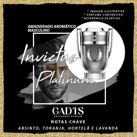 Perfume Similar Gadis 1154 Inspirado em Invictus Platinum Contratipo